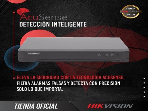 Kit Seguridad Turbo HD DVR 8 Canales + 8 Domos + conectores Hikvision