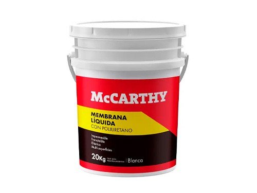 Membrana Líquida Blanca Mate 20 Kg Impermeable Mc Carthy