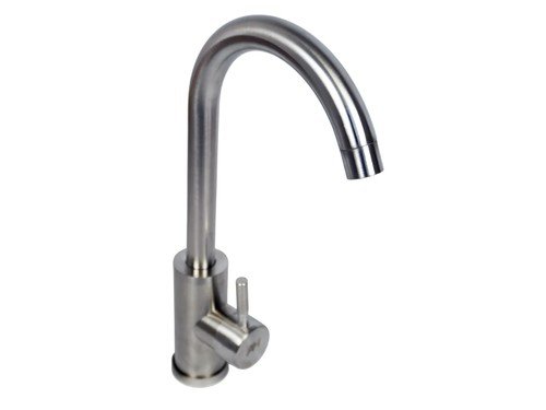 Griferia Pico De Ganso Acero Inoxidable Ah Home Baño Ah04