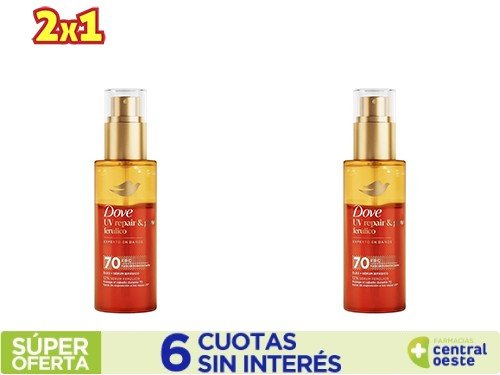 Óleo + Sérum Bifásico Dove UV Repair & Glow 110 ml