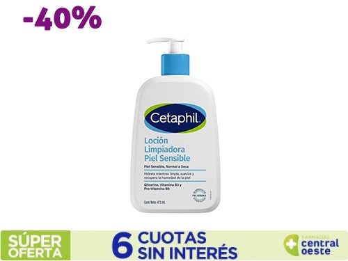 Loción Facial Cetaphil Loción Limpiadora x 473 ml