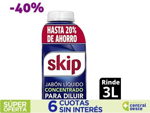 Jabón Liquido para Diluir SKIP Bio-Enzimas 500 ml