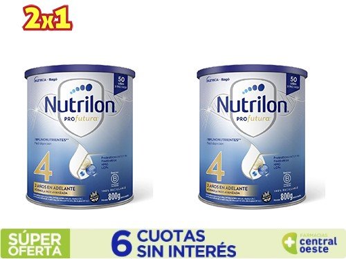 Nutrilon Leche Infantil x 800Grs Etapa 4 Profutura Polvo