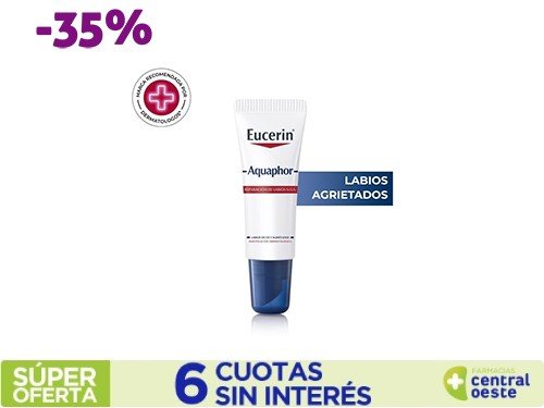 Reparador Labial Eucerin Aquaphor SOS x 10 ml