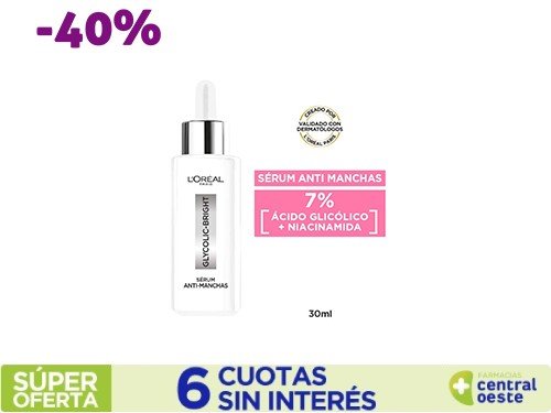 Sérum Anti Manchas Glycolic Bright  L'Oréal Paris 