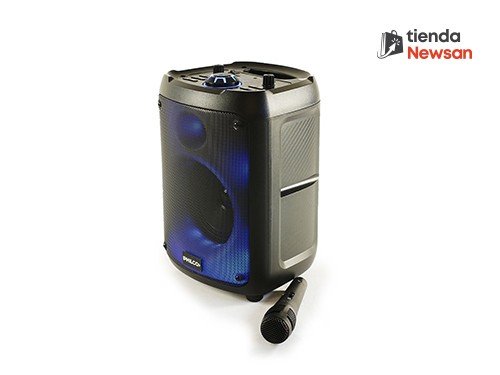 Parlante Bluetooth con Luces Led Negro Philco