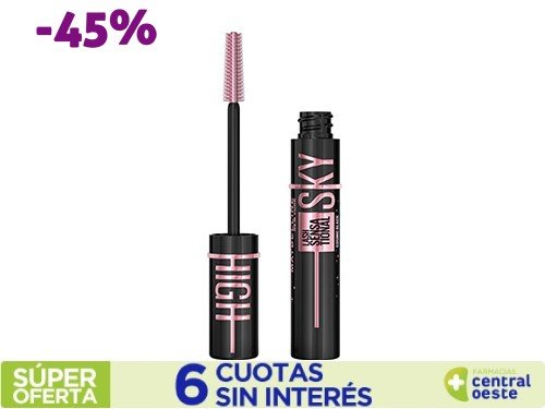Mascara de Pestañas Maybelline Sky High Cosmic Black WSH