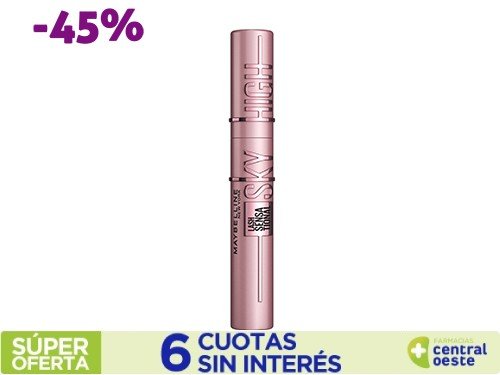 Mascara de Pestañas Maybelline Sky High Very Black WSH