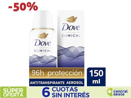Desodorante En Aerosol Dove Clinical W x150ml