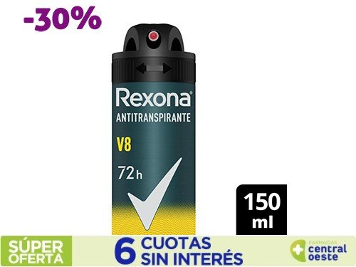 Desodorante REXONA V8 MEN 150 ml