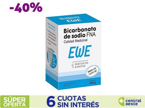 Ewe Bicarbonato de sodio Puro x250g antiácido