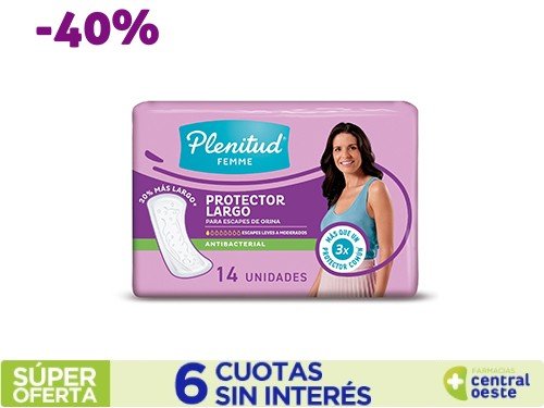 Toalla para Incontinencia Plenitud Femme Leve x14un