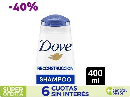 Shampoo DOVE Reconstrucción Completa 400 ml
