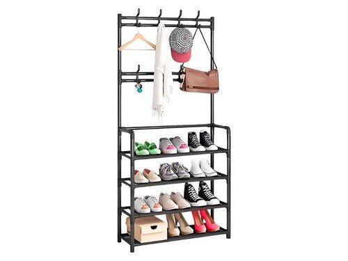 Organizador Perchero Zapatero Multifuncion 4 Estantes Alpina