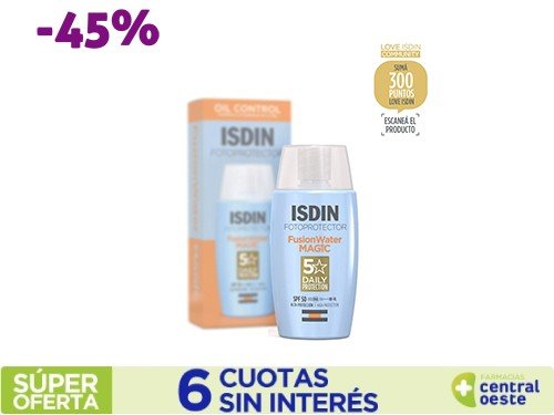 Protector Solar Isdin Foto Fusion Water Magic FPS50 x 50 ml