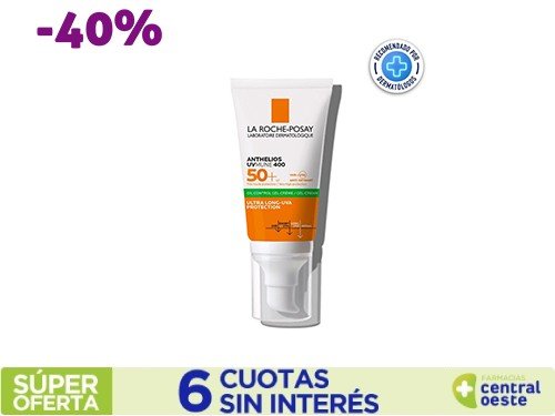 Protector Solar Toque Seco La Roche-Posay Anthelios SPF50 x 50 ml