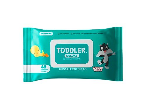 Toddler Deluxe Kit X6 Toallitas Húmedas Bebé Sin Perfume 48u