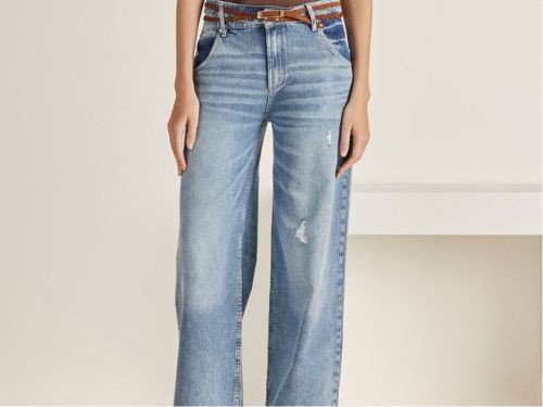 PANTALON WIDE CUT OUT NEW BLUE