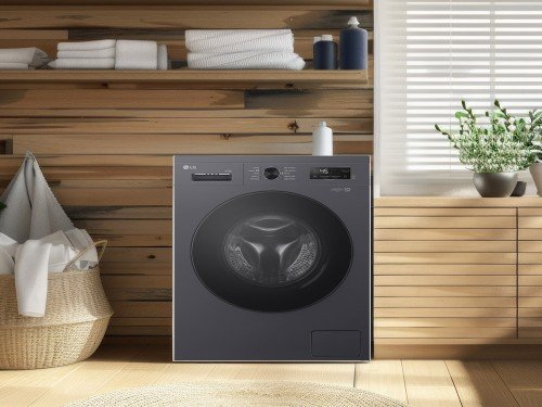 Lavarropas LG carga frontal 6,5 KG WM65MVFS6│ Negro│ Inverter