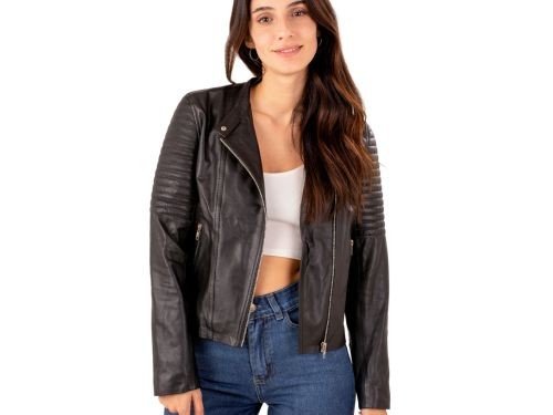 Campera ANGIE de cuero vacuno Mi Campo