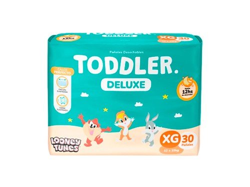 Toddler Deluxe Pañales Descartables Xg 12kg A 15kg X 30u