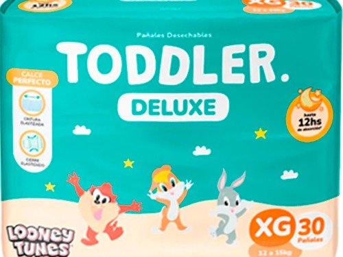 Toddler Deluxe Pañales Descartables Xg 12kg A 15kg X 30u