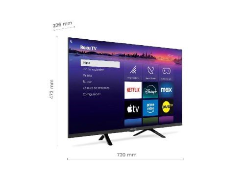 Smart TV 32" Noblex Roku HD DB32X3000