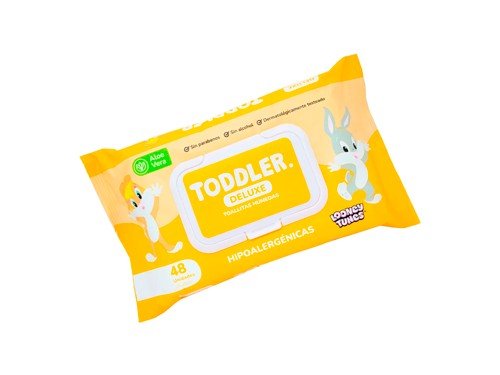 Toddler Deluxe Toallitas Húmedas Bebé Con Aloe Vera X 48u