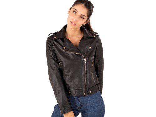 Campera ROCK 640 de cuero vacuno Mi Campo