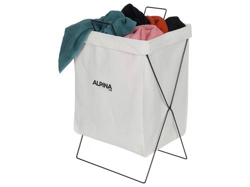Cesto Canasto Ropa Sucia Tela Plegable Con Manija Alpina