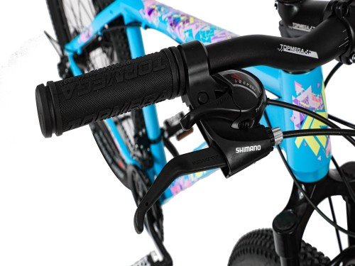 Mountain Bike Regal Aluminio R29 Celeste/Amarillo/rosa