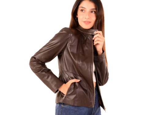 Campera MELINA de cuero vacuno Mi Campo