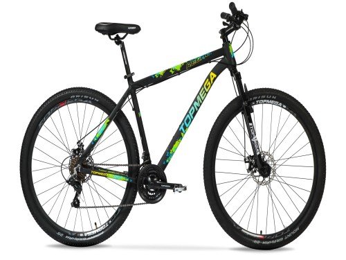 Mountain Bike Regal Aluminio R29 Negro/verde/celeste/amarillo