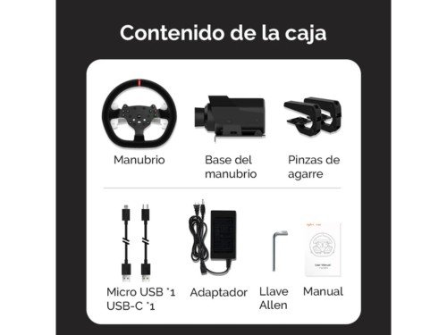 Simulador de Manejo Volante PXN V10 PC/Xbox/PS4