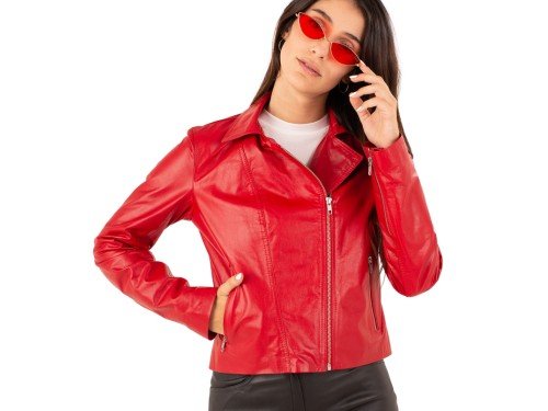 Campera JULIETA de cuero vacuno Mi Campo