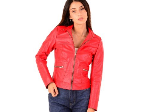 Campera MARIA de cuero vacuno Mi Campo