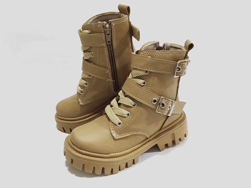 Borcego caña alta con cierre, unisex, niña. AGUS.