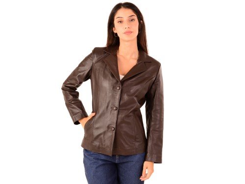 Saco MONICA de cuero vacuno Mi Campo