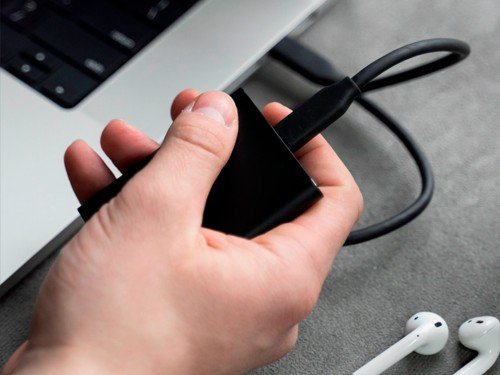 Cable Cargador Silicona Liquida C to L - Groovy