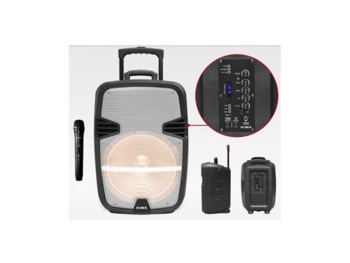 Parlante BT 15" 7000W Batería Litio Recargable - AIWA (AW-P1510D)