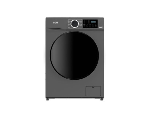 Lavarropas Frontal 8Kg Inverter Dark Silver 1400rpm - BGH (BWFI08S24)