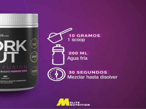 PRE-ENTRENO PREMIUM EN POLVO MMEDD ELITE NUTRITION