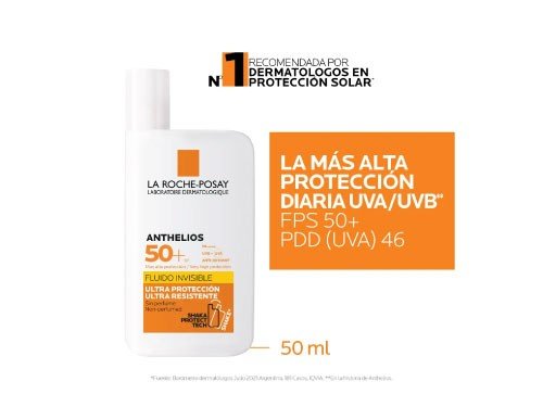 Protector Solar Anthelios Uv Mune 400 Fluido Invisible