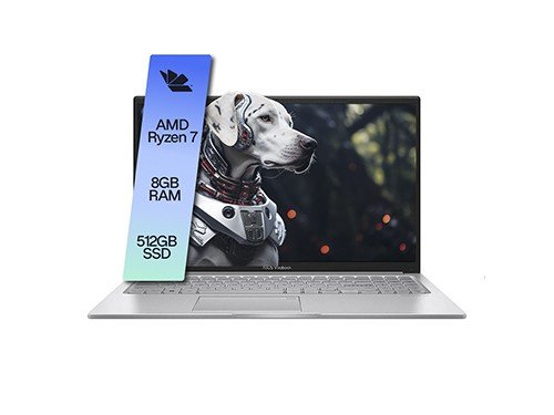 Notebook Asus Vivobook AMD Ryzen 7 8GB ram 512GB SSD 15.6 Full HD