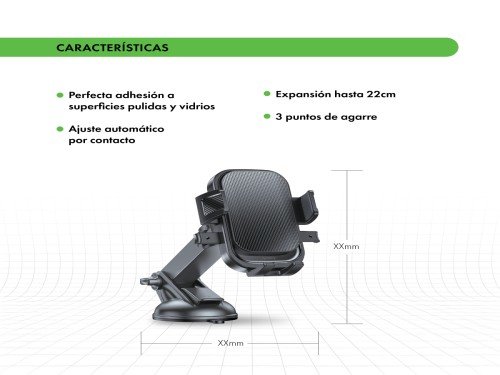 Soporte de Auto Ventosa Stick - Groovy