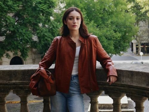 Campera ANGIE de cuero vacuno ultra soft Mi Campo