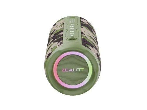Parlante portátil ZEALOT S49 Pro 20W 3 6A camouflage-