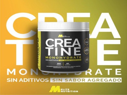 CREATINA PREMIUM MONOHYDRATE EN POLVO MMEDD ELITE NUTRITION