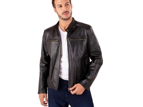 Campera LORENZO de cuero vacuno Mi Campo