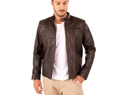 Campera LORENZO de cuero vacuno Mi Campo